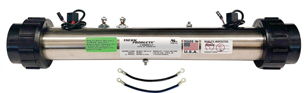 15" Universal 4.0kW Dual Sensor Flow Thru Heater Assembly 26-0071-DS-5S-K