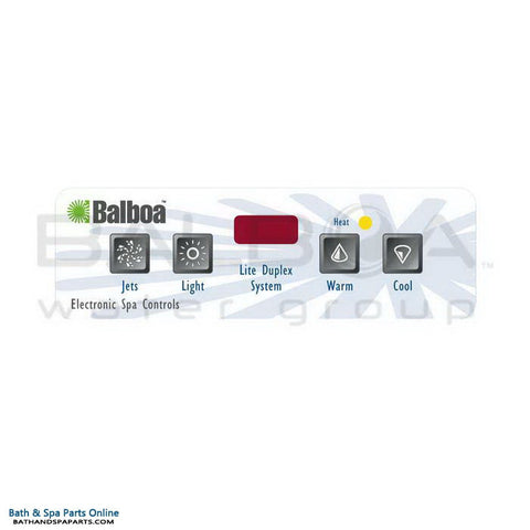 Balboa 4-Button E4 Topside Panel Overlay [Jets/Light] (11448)