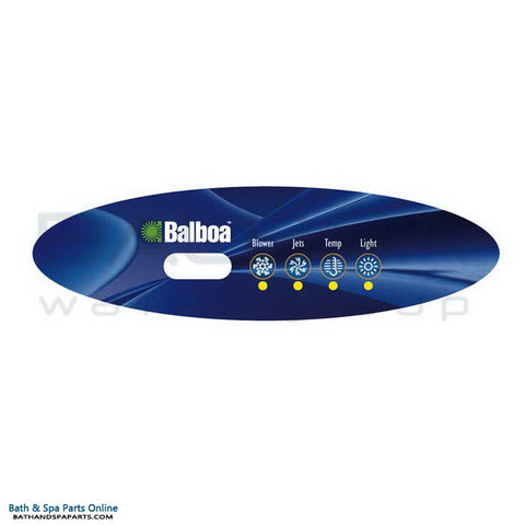 Balboa 4-Button MVP260 Topside Panel Overlay (11521)