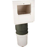 Waterway 100 Sq. Ft. Single Port Front Access Skim Filter White (510-9100)