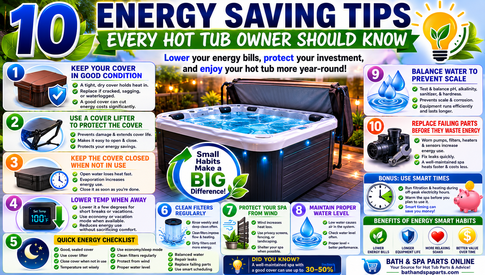 10 Energy Saving Tips Every Hot Tub Owner Should Know