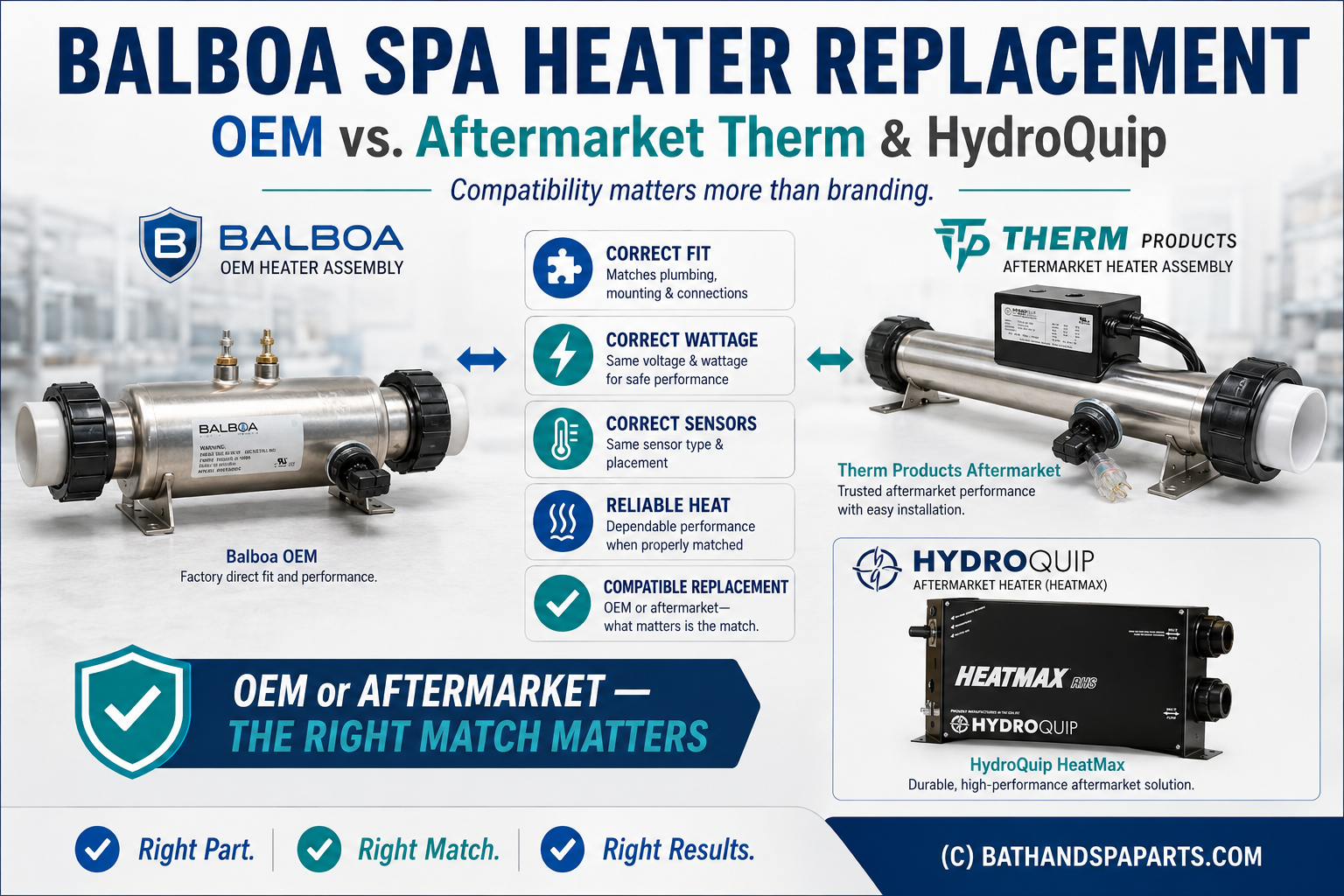 Balboa Spa Heater Replacement: OEM Vs. Aftermarket Therm Heater Assemblies