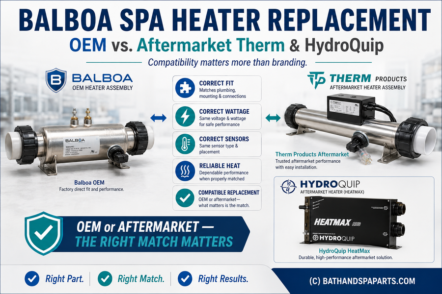 Balboa Spa Heater Replacement: OEM Vs. Aftermarket Therm Heater Assemblies