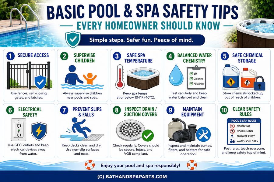 Basic Pool & Spa Safety Tips Every Homeowner Should Know