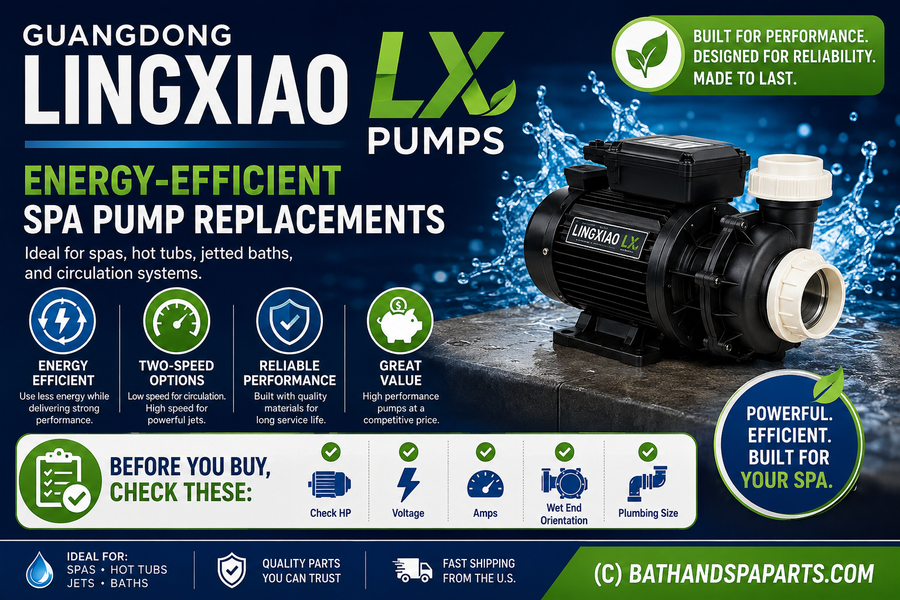 Guangdong Lingxiao LX Pumps: Why They Should Be Your Next Energy Efficient Spa Pump Replacement