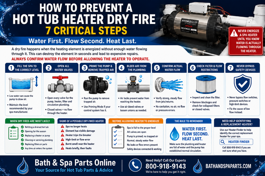 Hot Tub Heater Dry Fire: 7 Ways To Prevent Damage