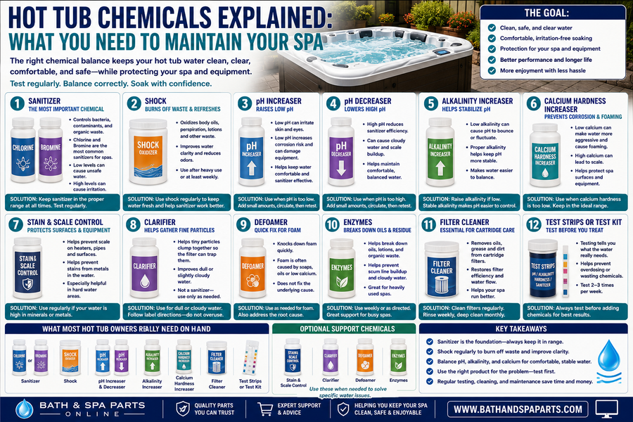 Hot Tub Chemicals Explained: What You Need To Maintain Your Spa