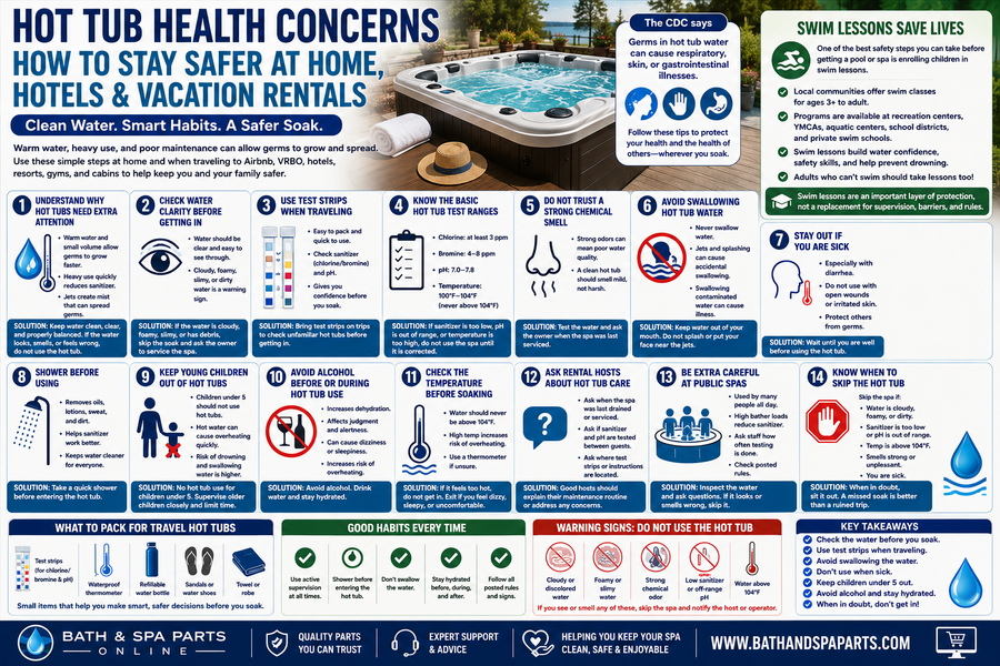 Hot Tub Health Concerns: How To Stay Safer At Home, Hotels, And Vacation Rentals