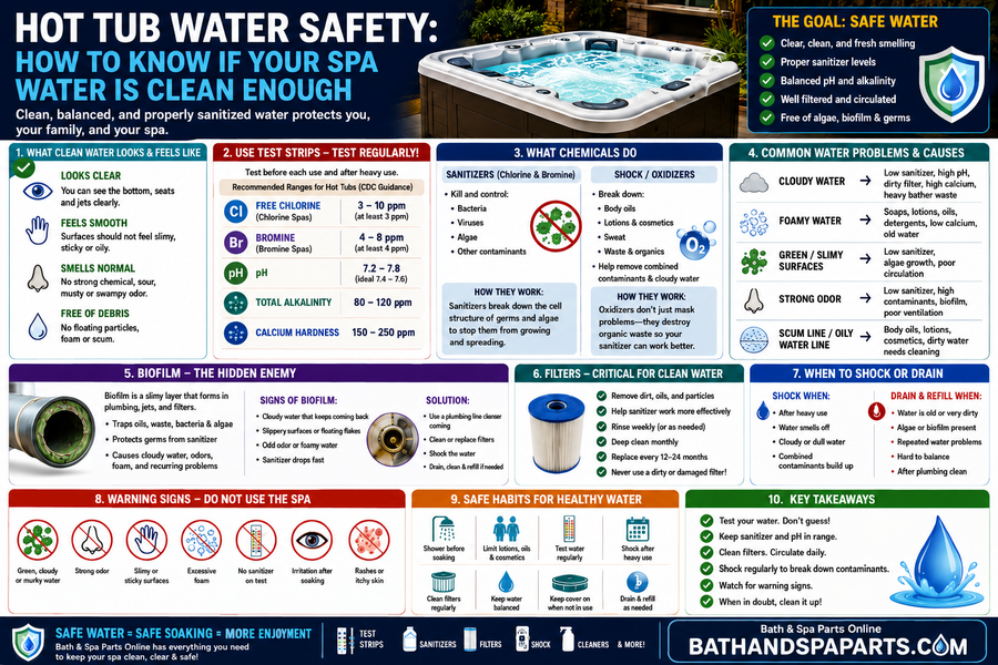Hot Tub Water Safety: How To Know If Your Spa Water Is Clean Enough