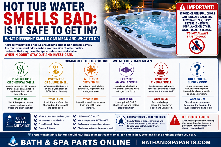 Hot Tub Water Smells Bad: Is It Safe To Get In?