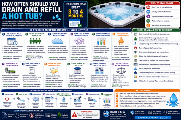 How Often Should You Drain And Refill A Hot Tub?