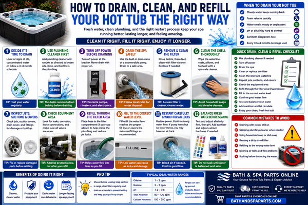 How To Drain, Clean, And Refill Your Hot Tub The Right Way