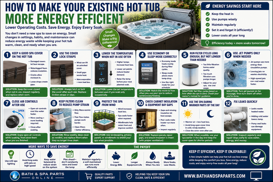 How To Make Your Existing Hot Tub More Energy Efficient