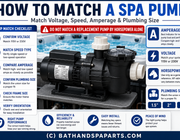 How To Match A Spa Pump By HP, Voltage, Amps & Plumbing Size