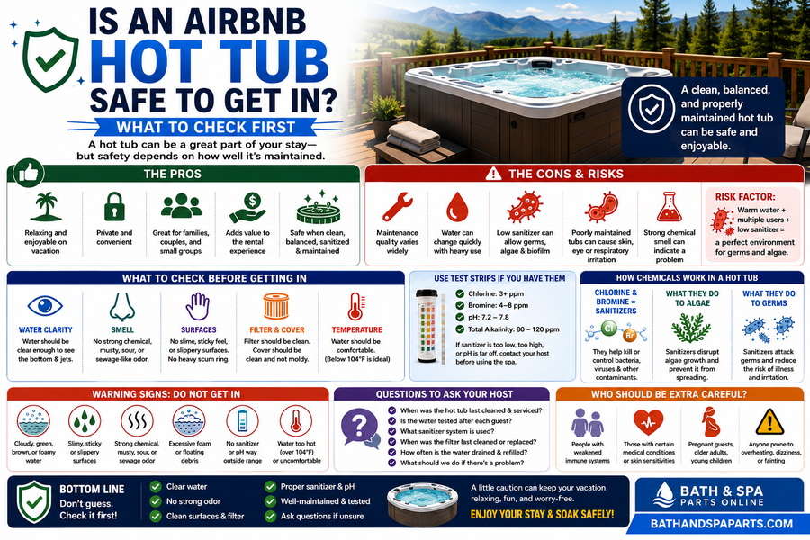 Is An Airbnb Hot Tub Safe To Get In? What To Check First.