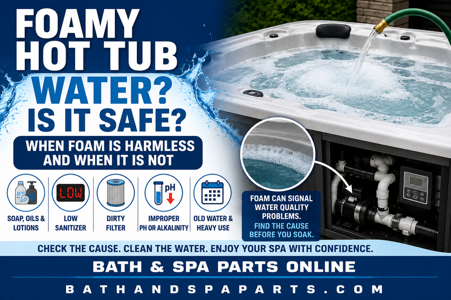 Is Foamy Hot Tub Water Safe? When Foam Is Harmless And When It Is Not