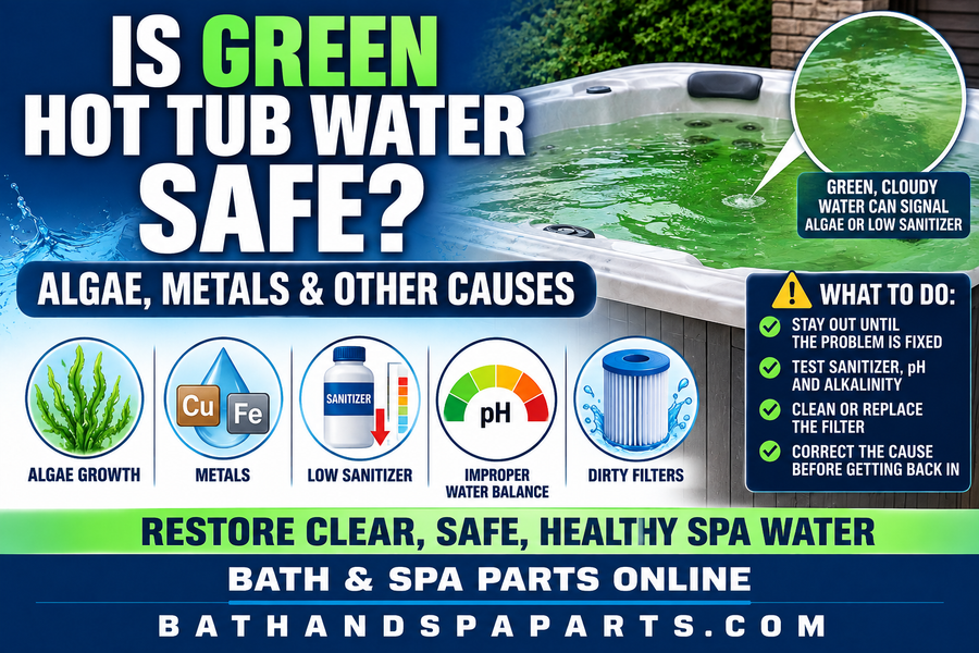 Is Green Hot Tub Water Safe? Algae, Metals & Other Causes