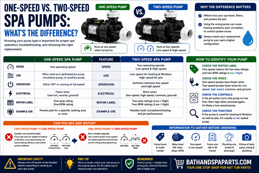 One-Speed Vs. Two-Speed Spa Pumps: What’s The Difference?