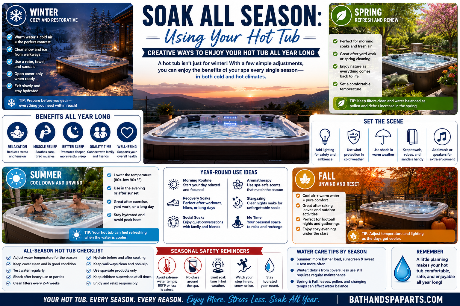 Soak All Season: Creative Ways To Use Your Hot Tub All Year Long
