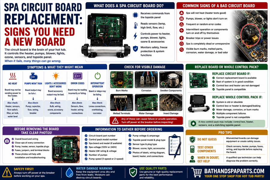 Spa Circuit Board Replacement: Signs You Need A New Board