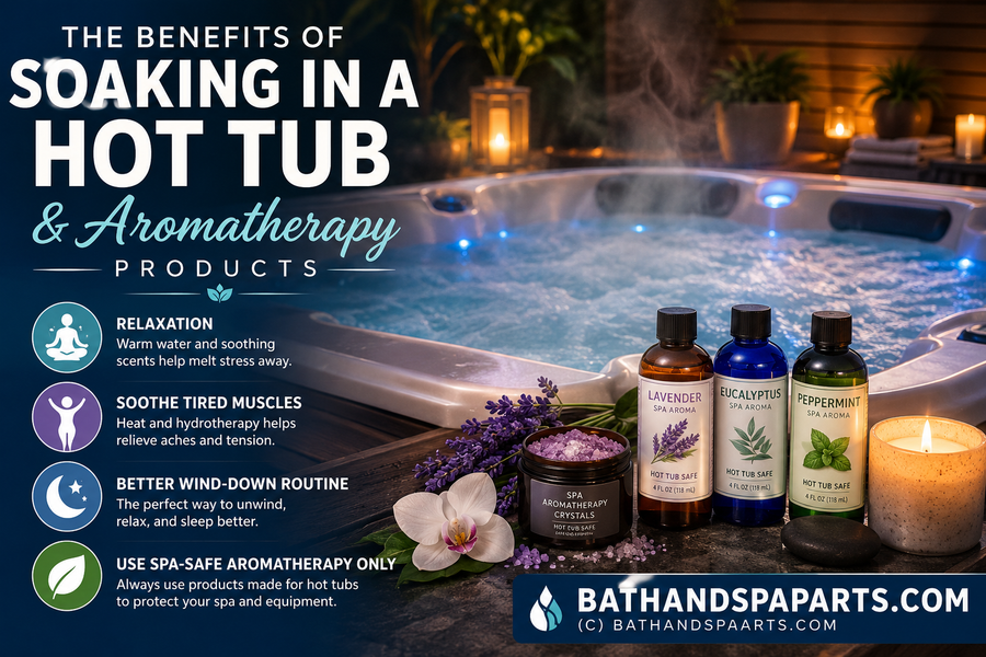 The Benefits Of Soaking In A Hot Tub & Aromatherapy Products