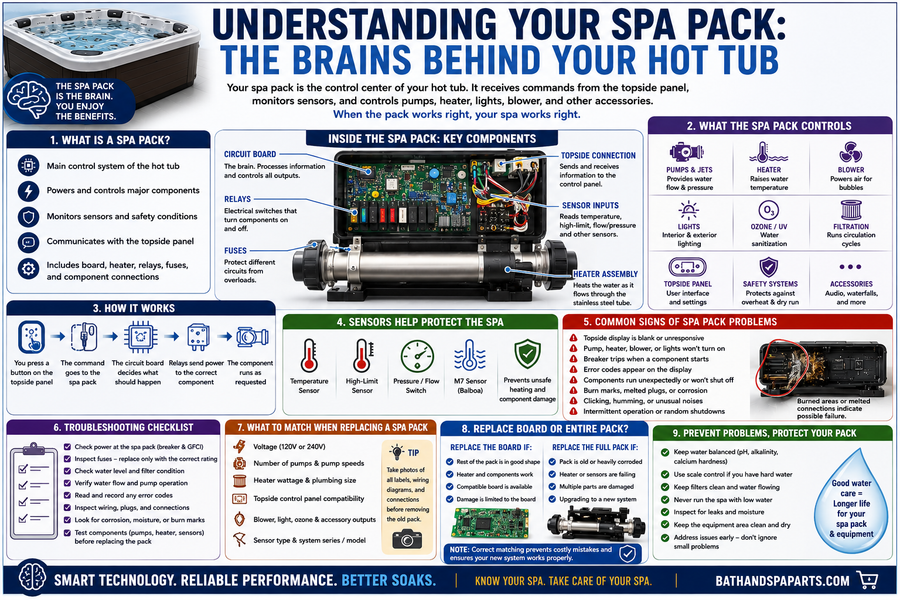 Understanding Your Spa Pack: The Brains Behind Your Hot Tub