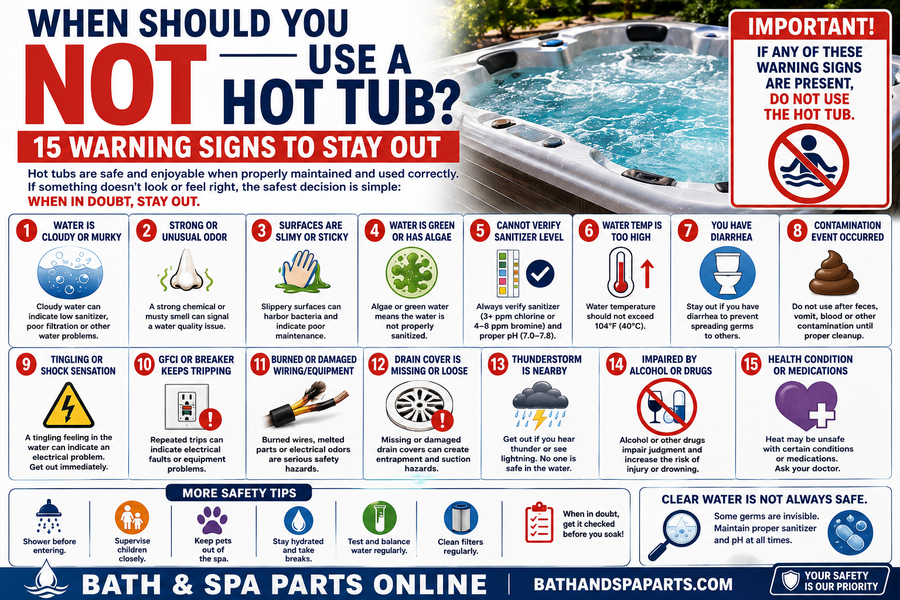 When Should You NOT Use A Hot Tub? 15 Warning Signs To Stay Out