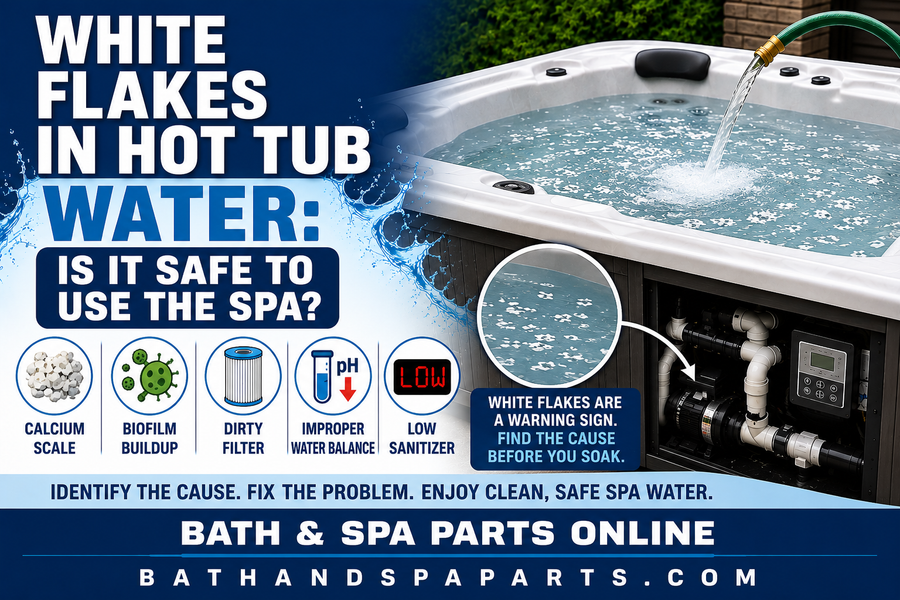 White Flakes In Hot Tub Water: Is It Safe To Use The Spa?