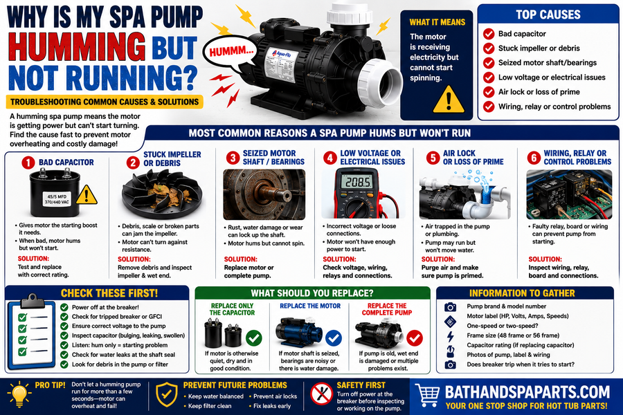 Why Is My Spa Pump Humming But Not Running?