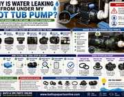 Why Is Water Leaking From Under My Hot Tub Pump?