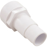 Waterway Hose Fitting Adapter [1-1/2" Spigot x 1 1/4" Hose] [White] (417-6080)