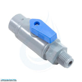 Rola-Chem 1/4" Tubing x 1/4" MPT Quick Connect Ball Valve (550054)