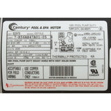 Motor, Century, 2.0hp, 230v, 2-Spd, 56Jfr, C-Face Thd