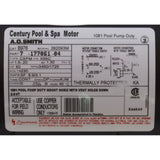 AOS Century 1.5 HP [8.9A] [56C/CF] Pool Motor (B976)