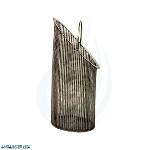 Mer-Made FO Series 6" Fiberglass Strainer Basket [Stainless Steel] (6ANGSS)