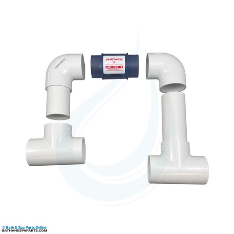 Raypak 4550-8550 Water Bypass Assembly (100-10000816)