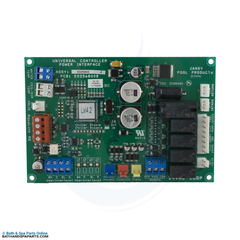 Zodiac Jandy LXi Universal Control Circuit Board (R0458200)