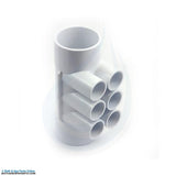 Waterway 6-Port Manifold [2" Slip x 2" Slip x (6) 3/4" Socket] [Image #2] (672-4270)