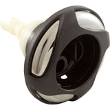 Waterway Poly Storm Jet Internal [3-5/8" FD] [Swirl] [Twin Roto] [Threaded] [Dark Grey/SS] (229-4049S-DSG)
