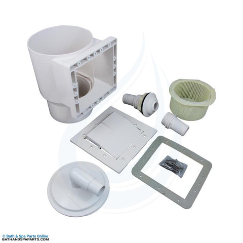 Waterway Flo-Pro II Short Throat Deluxe Return Skimmer [White] (560-C0C60S)