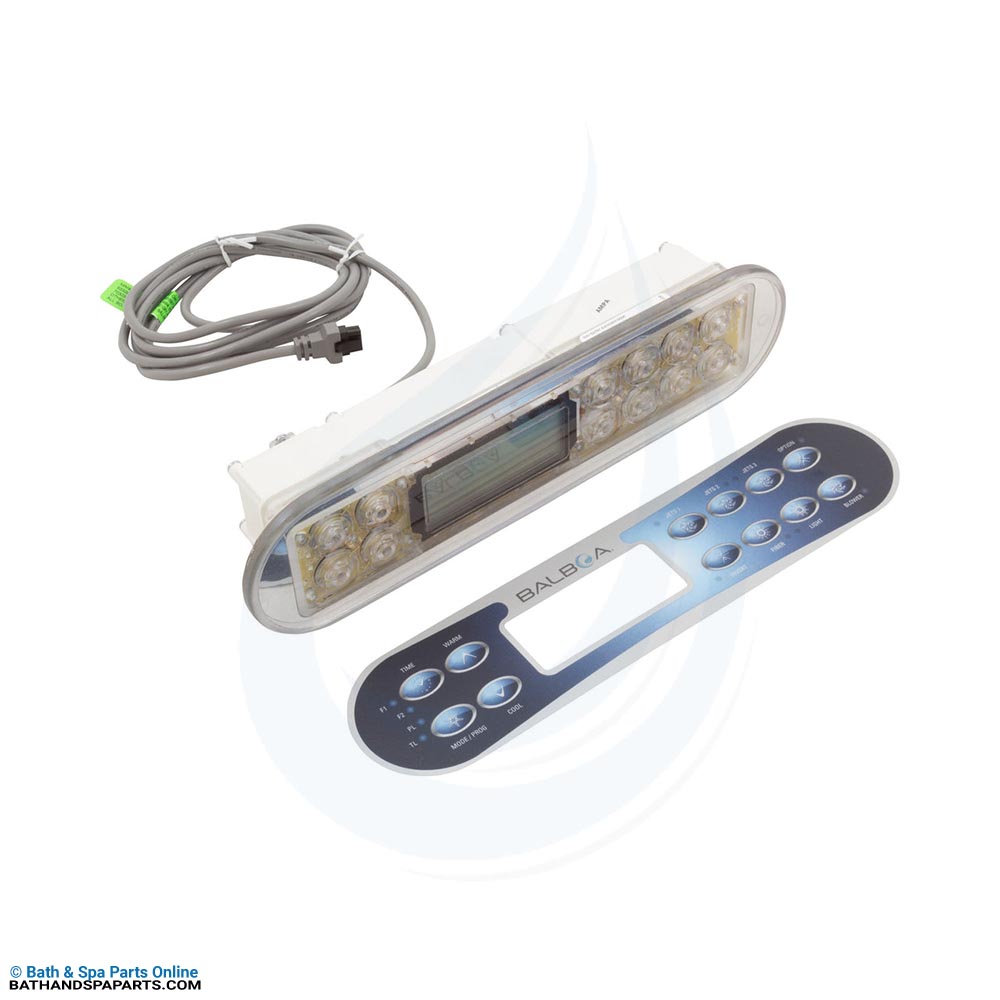 Balboa ML900 Topside Panel [4Jet/Bl/Fib 8-Pin Molex] (52654KIT)