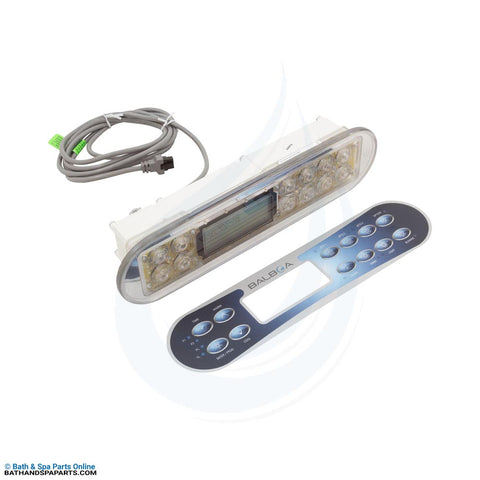 Balboa ML900 Topside Panel [4Jet/Bl/Fib 8-Pin Molex] (52654KIT)