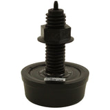 Herga Mushroom Air Button [13/16" HS] [2-1/4" FD] [Thd] [Black] (6433-ZAOO)