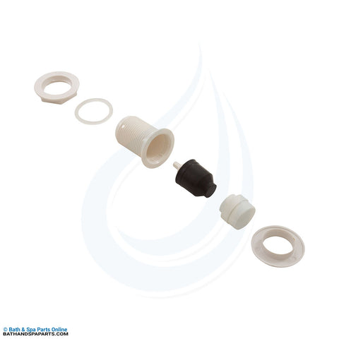 Waterway Flat Mount 90° [1/8" Barb Air Button] (650-3040-CW)