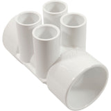 Waterway 4-Port Manifold [2" Slip x 2" Slip x (4) 3/4" Socket] (672-4210)