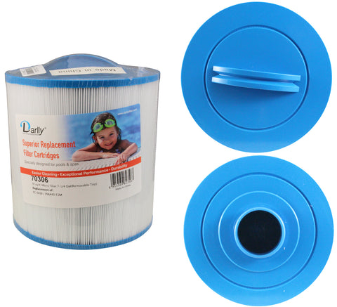 Darlly Filter Cartridge, 40sqft, ht, 2" MPT b, 7"dia, 7-1/4"L, 3oz