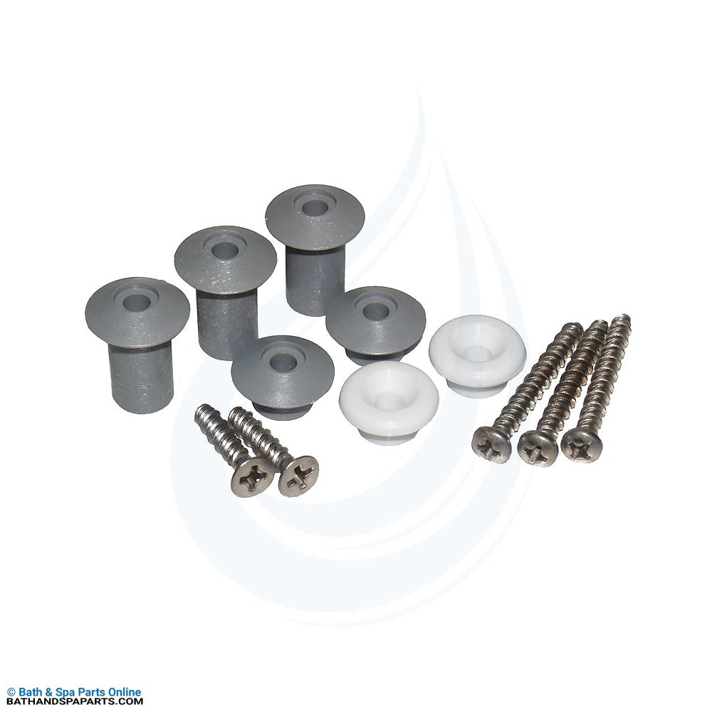 Caldera Spas Pillow Hardware Kit [Gray] (73019)