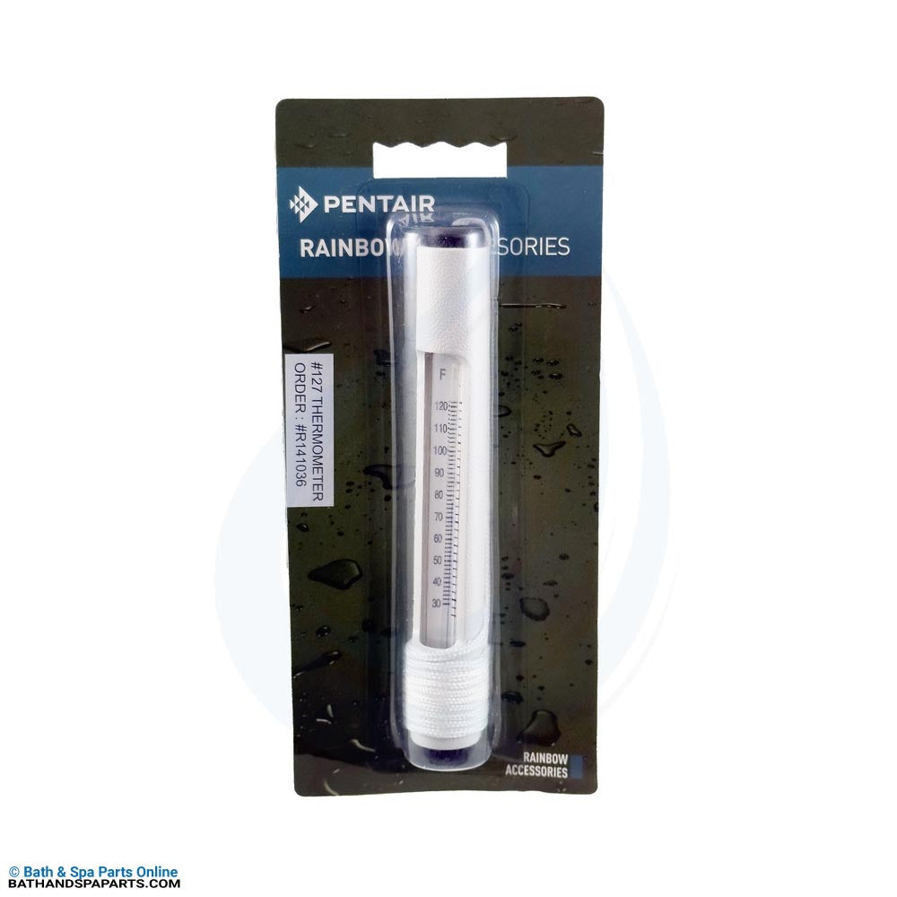 Pentair #127 ABS Tube Thermometer w/3ft Cord (R141036)