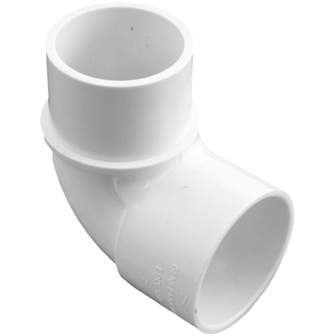Gentekk PVC 90 Sweep Elbow [2" Slip x 2" Spigot] (E902XSP)