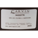 Cartridge Filter, Carvin CFR-150, 150sqft, 150gpm, 2"fpt 94222775